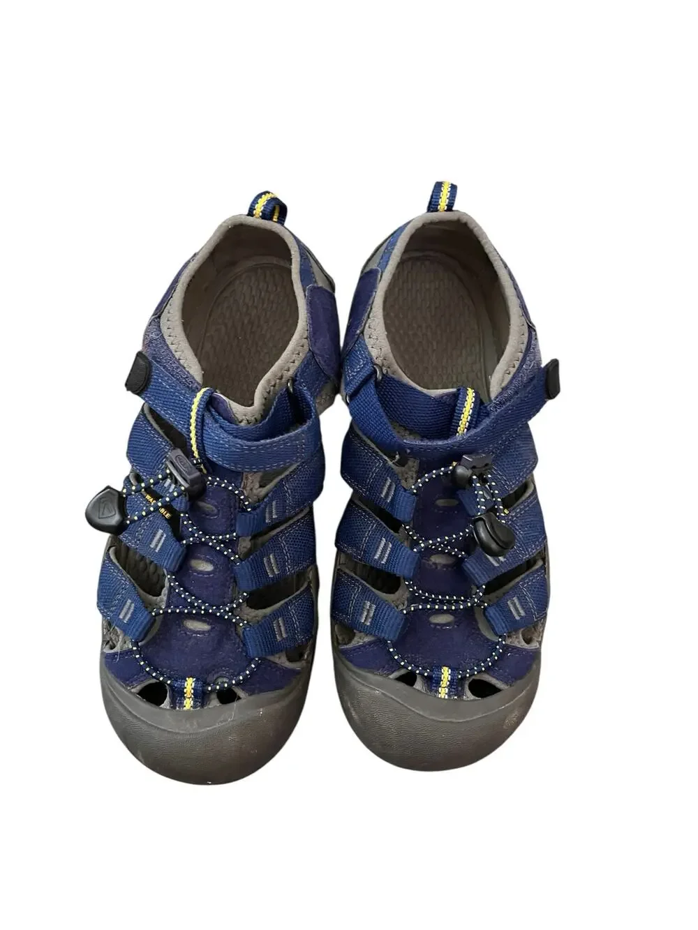 Keen Canteen Sandals Mens 6 Blue Gray Closed Toe Water Shoe Hiking Newport